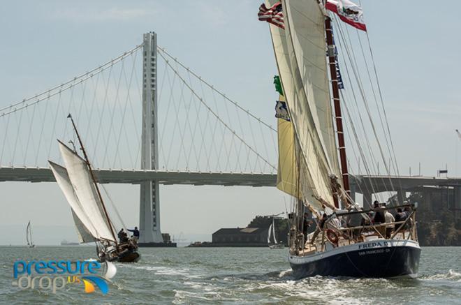 Fleet in action - 2016 Master Mariner Regatta © Pressure Drop . US